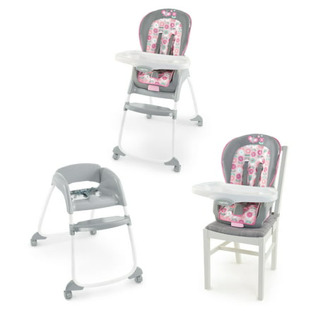 booster seat Pink Ingenuity Trio 3 In 1 High Chair Phoebe Full-size high chair 
